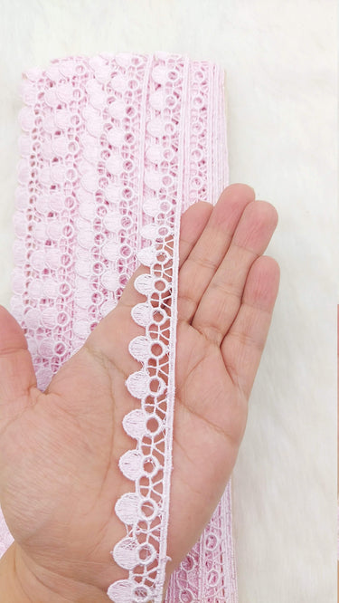Fringe Trim, Polyester Embroidered Crafting Edging Lace Trim, Trim by 2 Yards